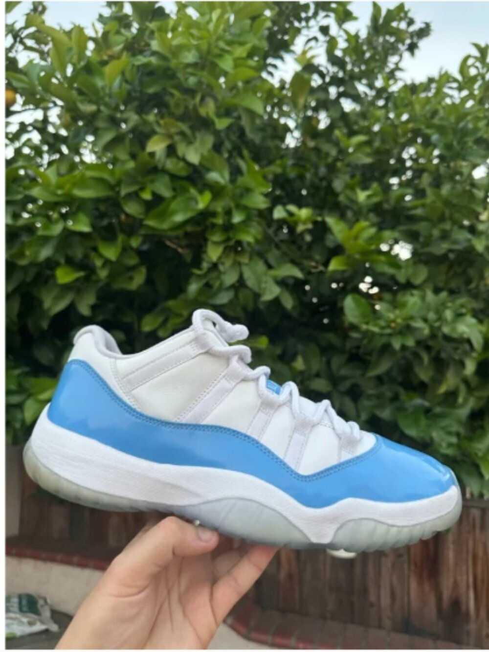 Men's Air Jordan 11 Retro Low Blue Sneakers